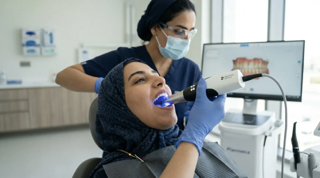 الماسح الضوئي داخل الفم في طب الأسنان الرقمي