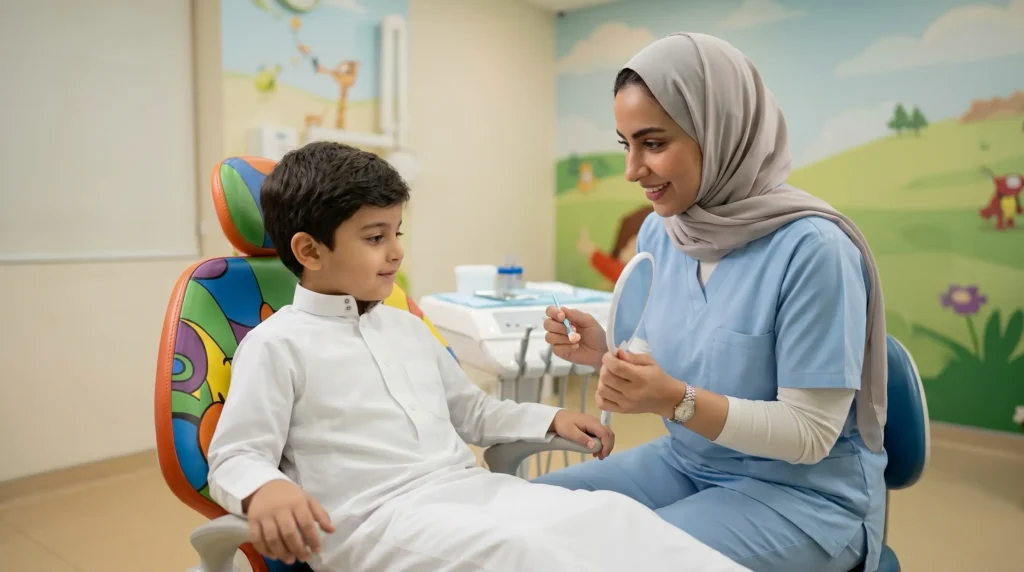 التعامل مع خوف الأطفال من طبيب الأسنان