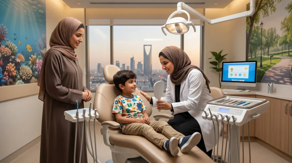 طب أسنان الأطفال في الرياض تجربة مريحة للطفل
