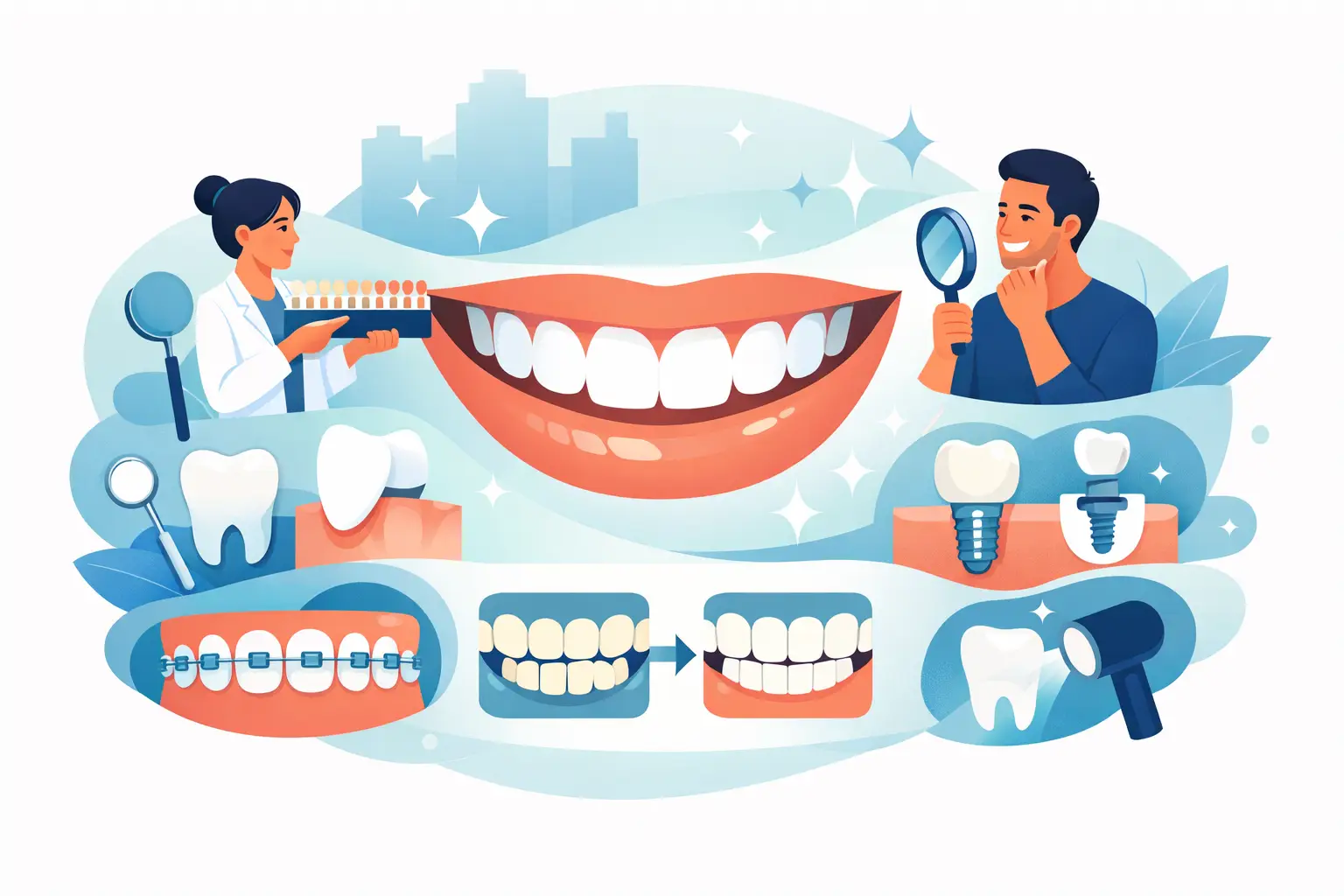 أفضل طرق تجميل الابتسامة وما يناسب حالتك