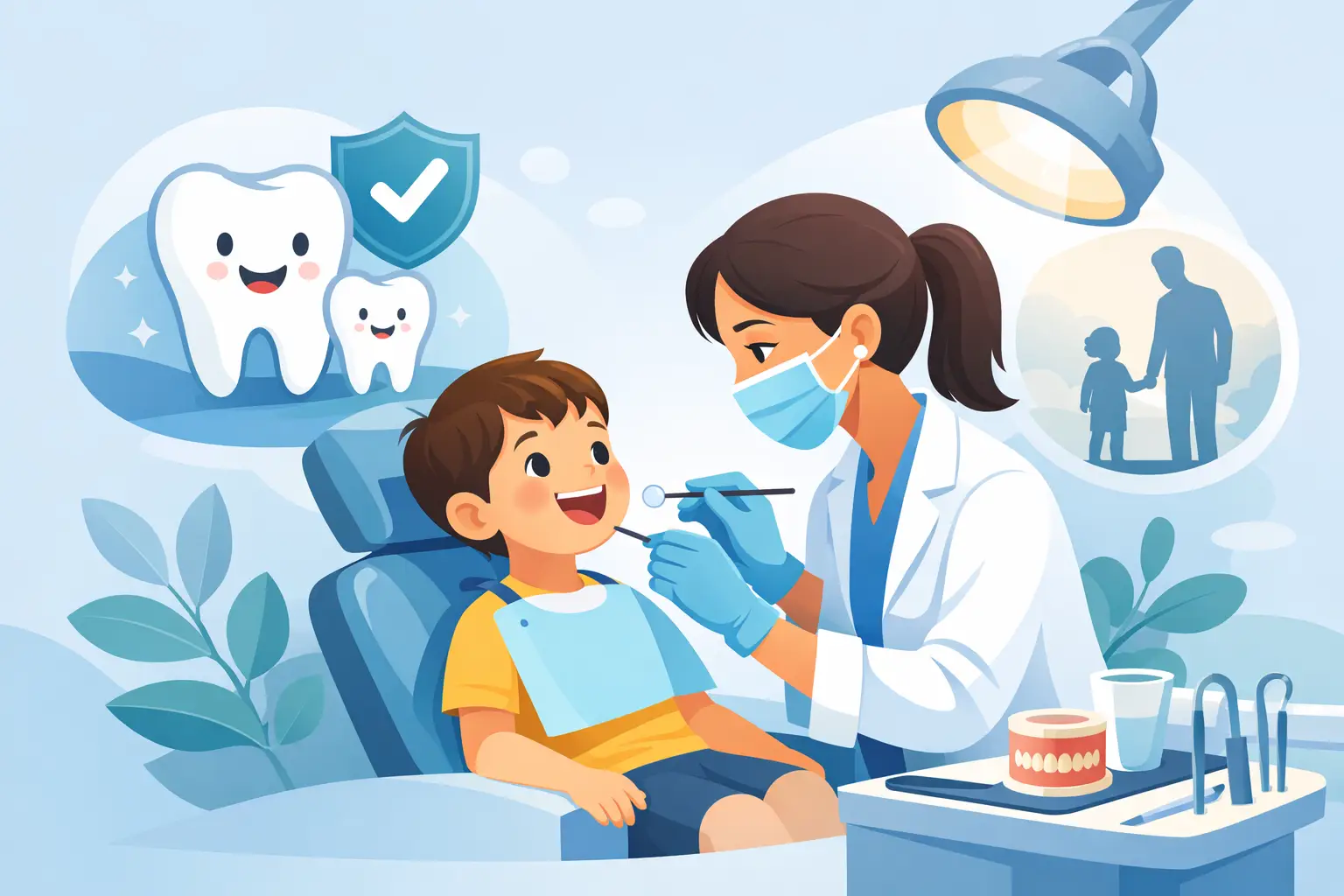 طب أسنان الأطفال وأفضل وقت لأول زيارة