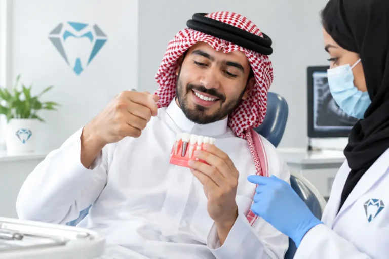طريقة استخدام خيط الأسنان المزروع لحماية اللثة